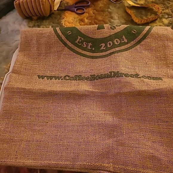 Coffee Direct Burlap Bag - Picture 2 of 6